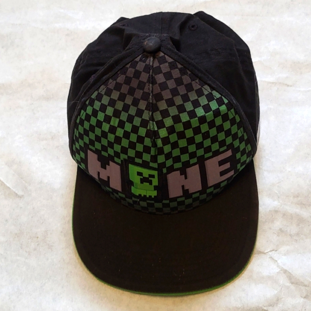 Minecraft checkered adjustable cap